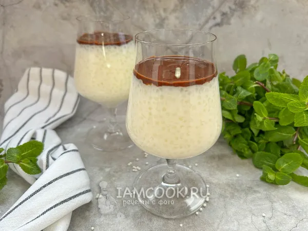 Фото готового блюда: Пудинг из тапиоки