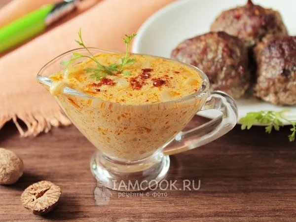 Фото блюда: Луковая подлива для котлет