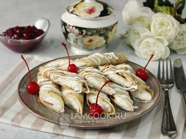 Фото готового блюда: Блинчики с рикоттой