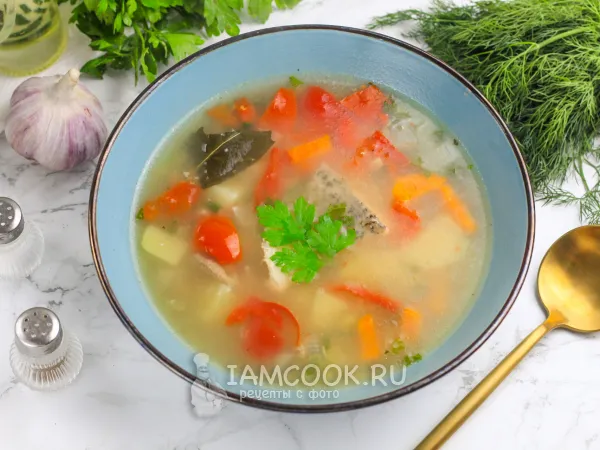 Фото блюда: Уха из щуки с пшеном