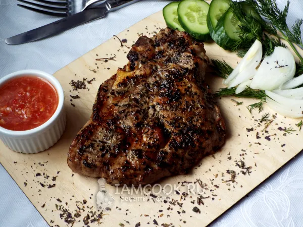 Фото готового блюда: Свиная шея на гриле