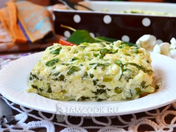 Фото блюда: Запеканка из кабачка и адыгейского сыра