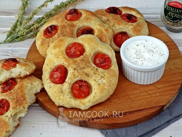 Фото блюда: Картофельные лепешки с черри и травами