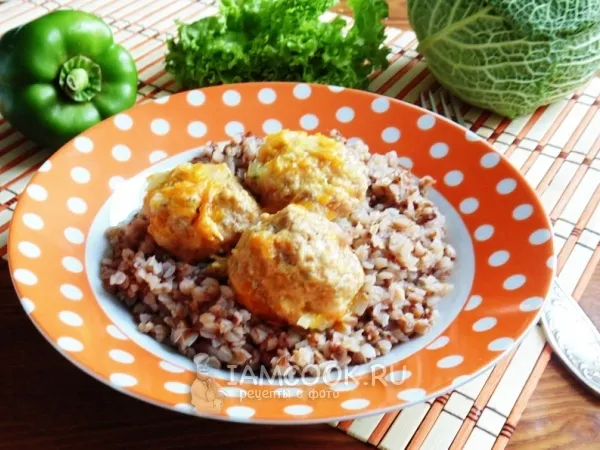 Фото блюда: Фрикадельки с тыквой