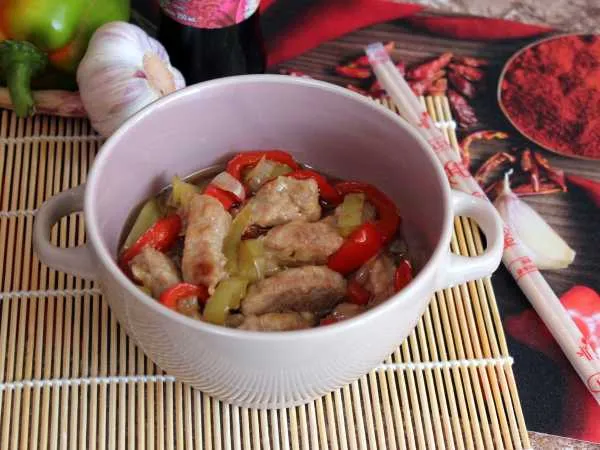 Фото готового блюда: Свинина по-сычуаньски