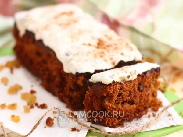 Фото готового блюда: Коврижка с изюмом