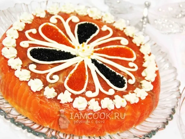 Фото блюда: Закусочный рыбный торт