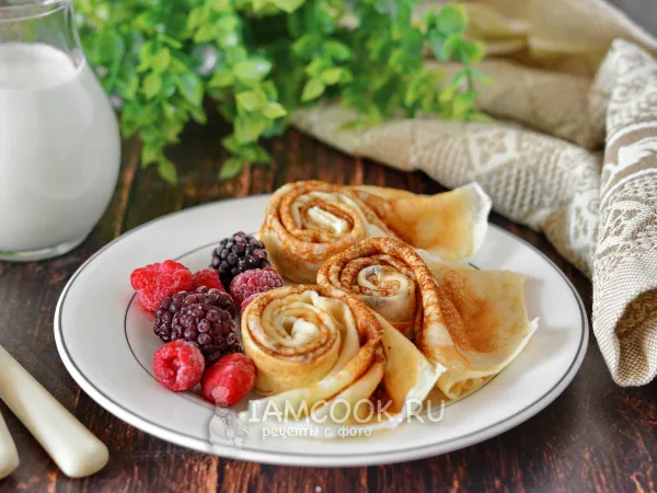 Фото готового блюда: Блины на козьем молоке