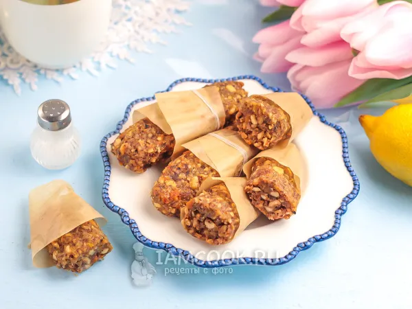 Фото блюда: Ореховые батончики