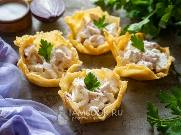 Фото блюда: Сырные тарталетки