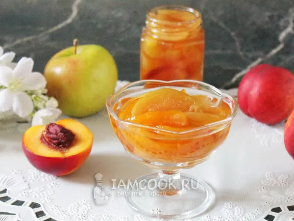 Фото блюда: Варенье из яблок и нектарина