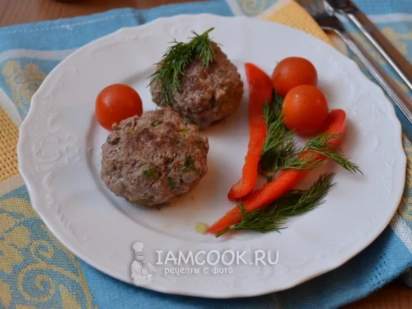 Фото блюда: Бифштекс из фарша