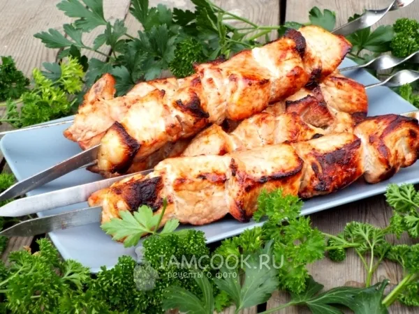 Фото блюда: Шашлык из свинины с винным уксусом