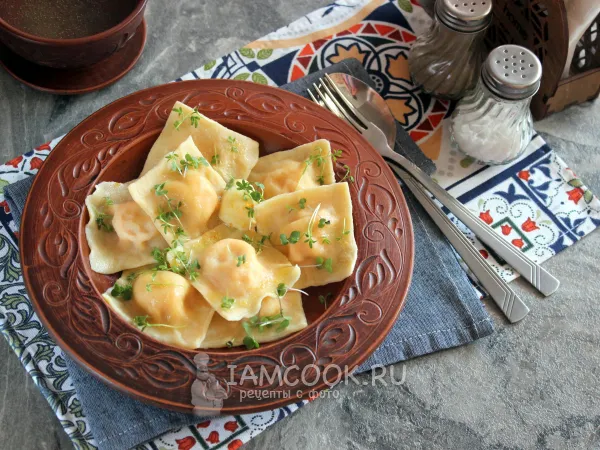 Фото блюда: Равиоли с форелью