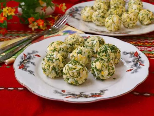 Фото блюда: Рисовые шарики с сыром