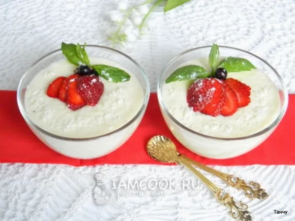 Фото блюда: Пудинг из манки