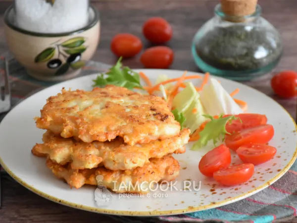 Фото готового блюда: Рубленый шницель из курицы
