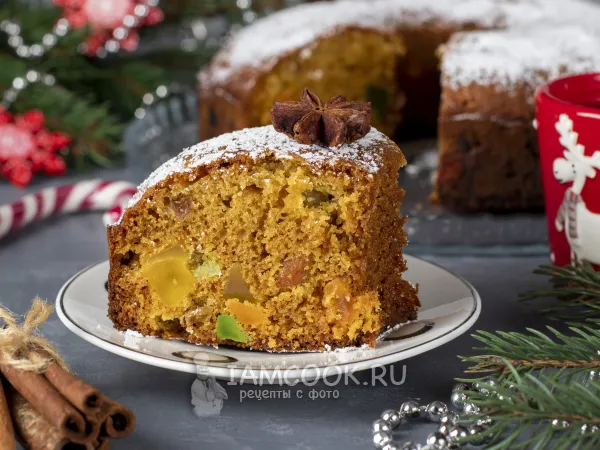 Фото блюда: Рождественский апельсиновый кекс