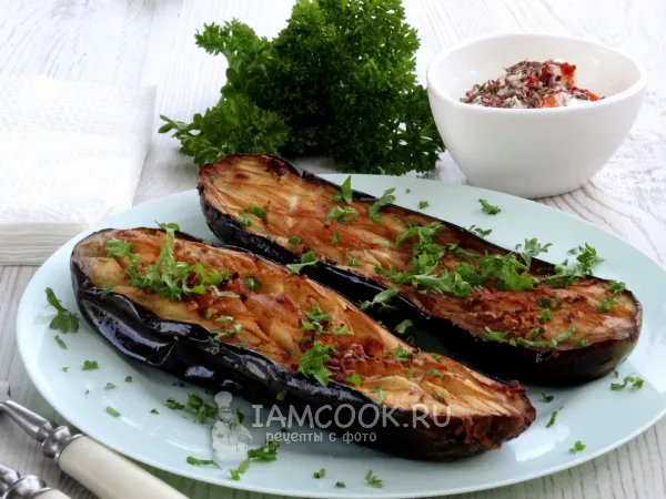 Фото блюда: Баклажаны в соевом соусе на мангале