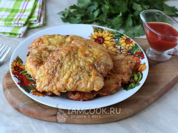 Фото блюда: Отбивные из окорока свинины