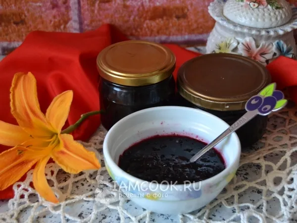 Фото готового блюда: Черничное варенье с желатином