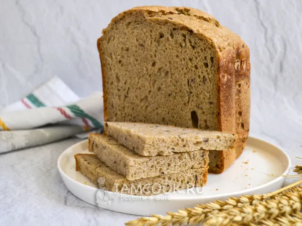 Фото готового блюда: Полезный хлеб в хлебопечке