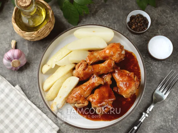 Фото блюда: Куриные плечики на сковороде