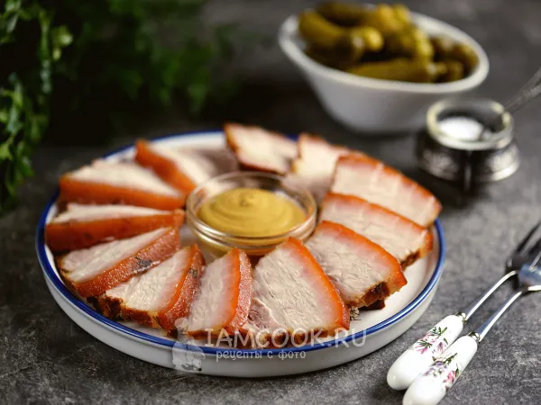 Фото блюда: Свиная грудинка, запеченная в рукаве в духовке