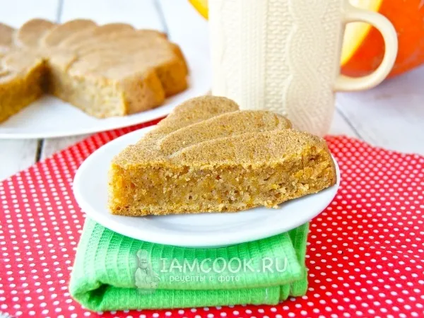 Фото готового блюда: Тыквенный пирог с корицей