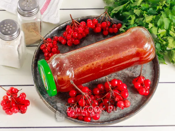 Фото блюда: Соус из калины на зиму