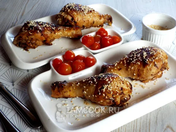 Фото готового блюда: Маринад для жарки куриных голеней на сковороде