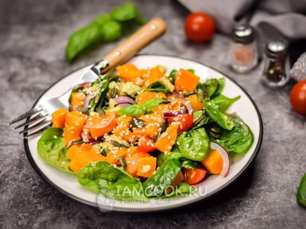 Фото блюда: Креольский салат с бататом