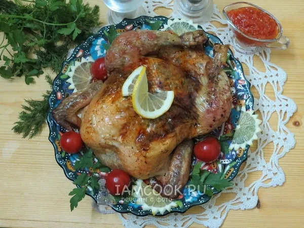 Фото блюда: Курица с лимоном в духовке
