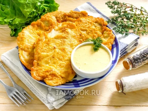 Фото готового блюда: Кляр для отбивных с майонезом (+отбивные)