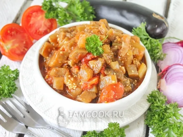 Фото блюда: Икра баклажанная жареная