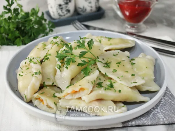 Фото блюда: Вареники с рисом