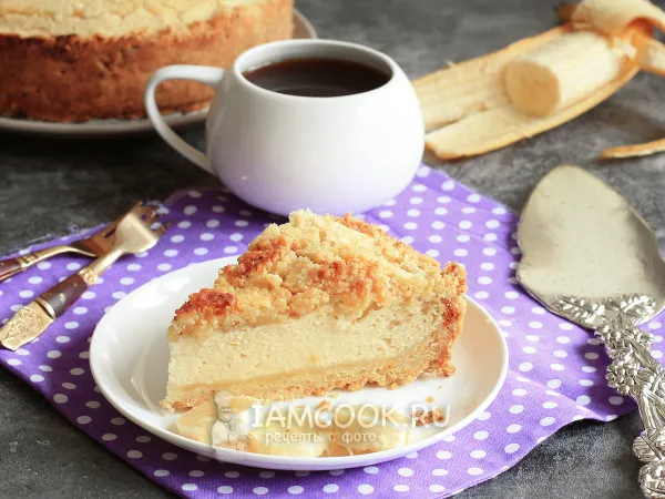 Фото блюда: Королевская ватрушка с творогом и бананом