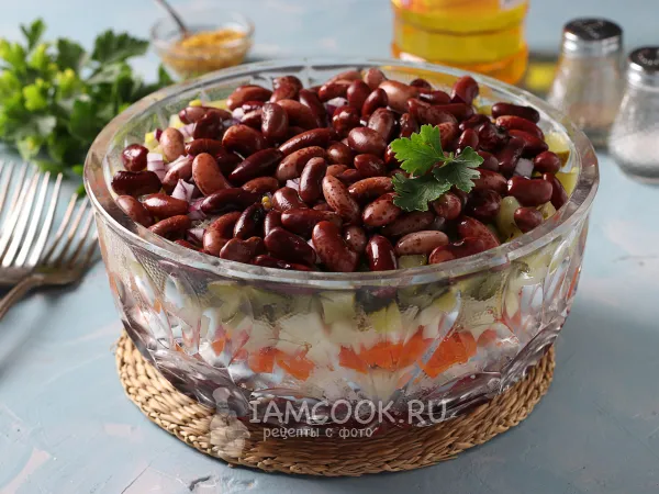 Фото готового блюда: Винегрет слоями