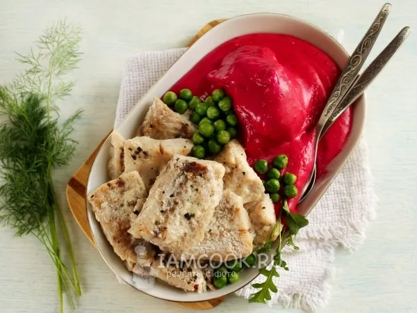 Фото блюда: Хек в сливках