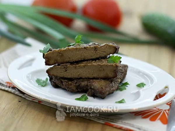 Фото блюда: Отбивные из говяжьей печени
