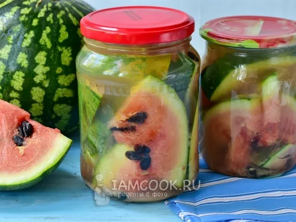 Фото блюда: Арбузы с горчицей на зиму