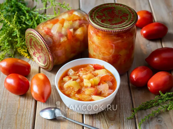 Фото блюда: Салат «Натали» из кабачков на зиму