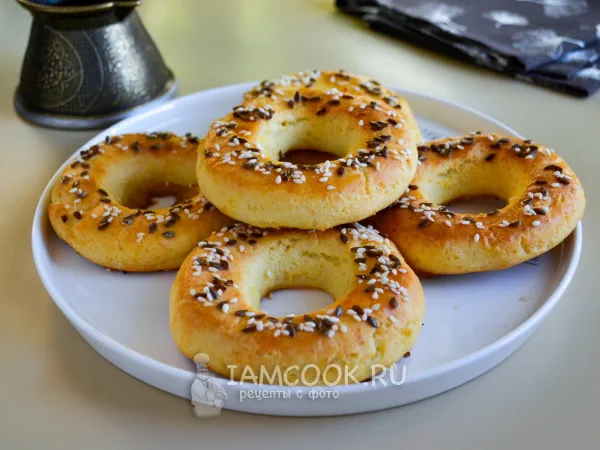 Фото блюда: Творожные бейглы в духовке