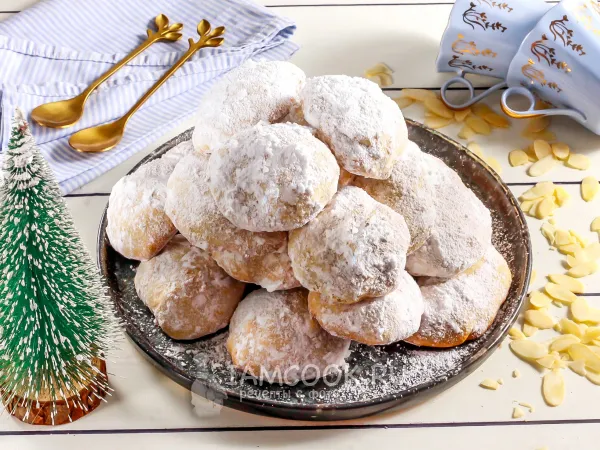 Фото готового блюда: Курабьедес (греческое печенье)