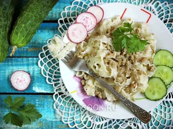 Фото блюда: Лапша по-флотски