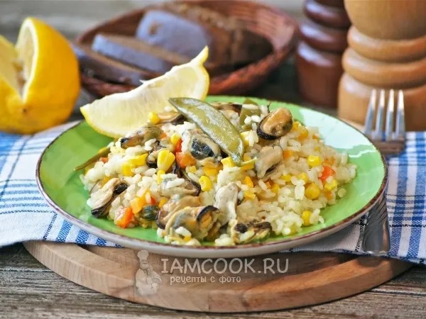 Фото блюда: Паэлья с мидиями