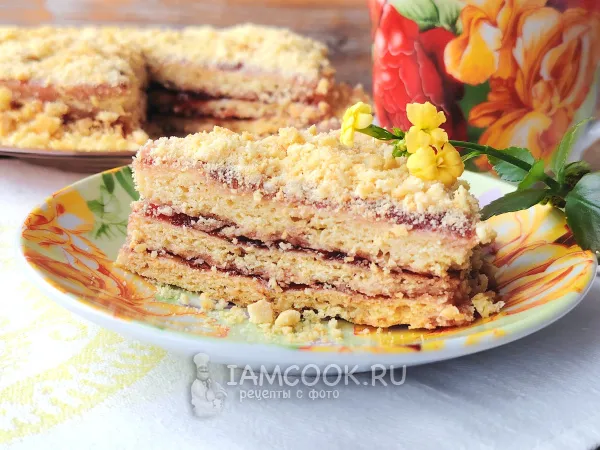 Фото блюда: Торт с клубничным вареньем