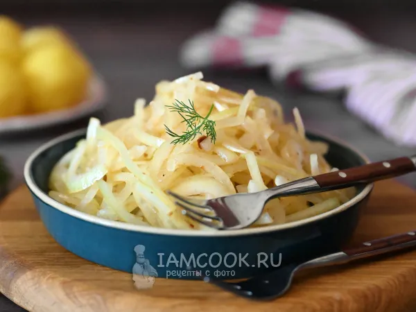 Фото блюда: Маринованный лук с лимонной кислотой