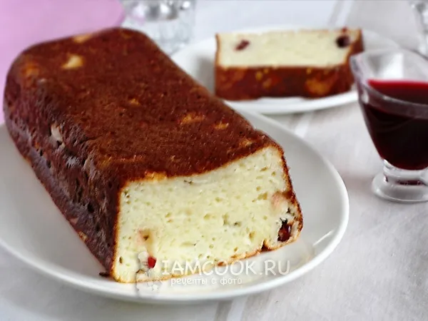 Фото блюда: Творожная запеканка диетическая