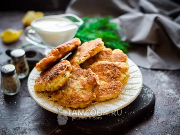 Фото готового блюда: Рубленные оладьи из индейки
